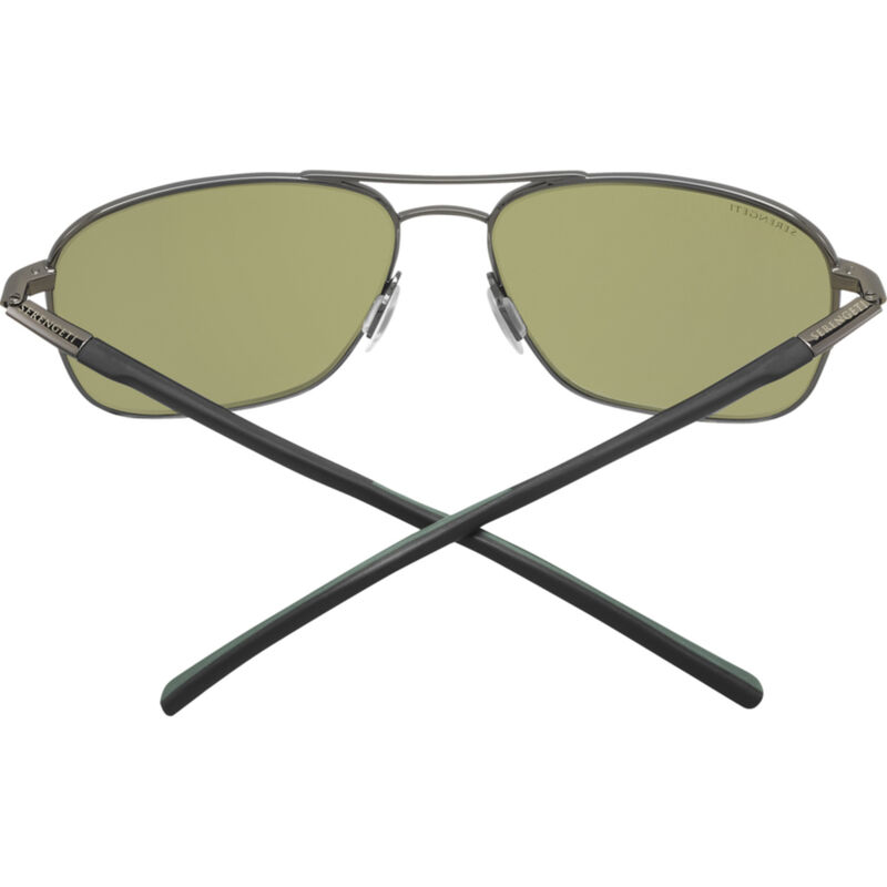 SPELLO, Shiny Gunmetal with Black Temples and Grey inside Temple Tips-Mineral Polarized 555nm Cat 3 to 3, hi-res image number null